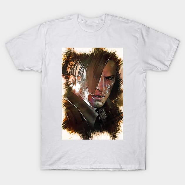 Leon S. Kennedy - RESIDENT EVIL T-Shirt by Naumovski